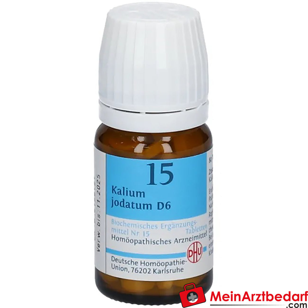 DHU Biochemie 15 Kalium jodatum D6.
