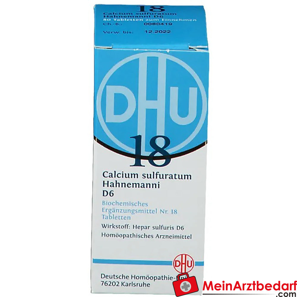 DHU Biochemie 18 Calcium sulfuratum D6.