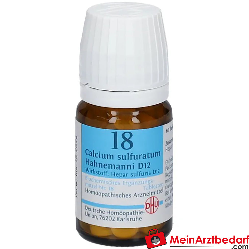 DHU Biochemie 18 Calcium sulfuratum D12.