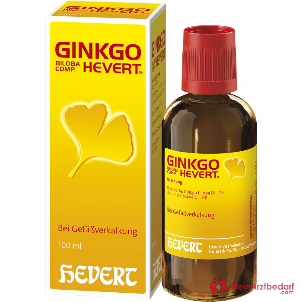 Hevert Ginkgo biloba comp. Gotas, 100 ml