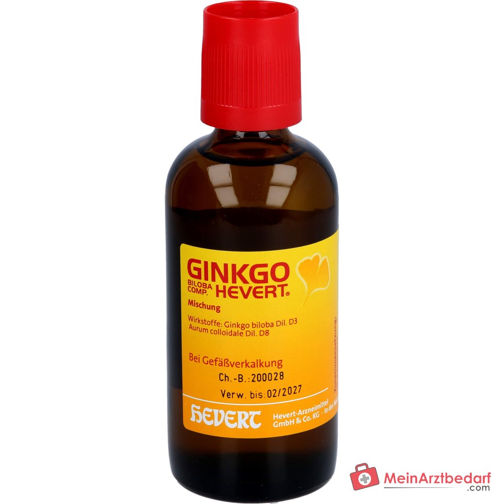 Hevert Ginkgo biloba comp. Gotas, 100 ml