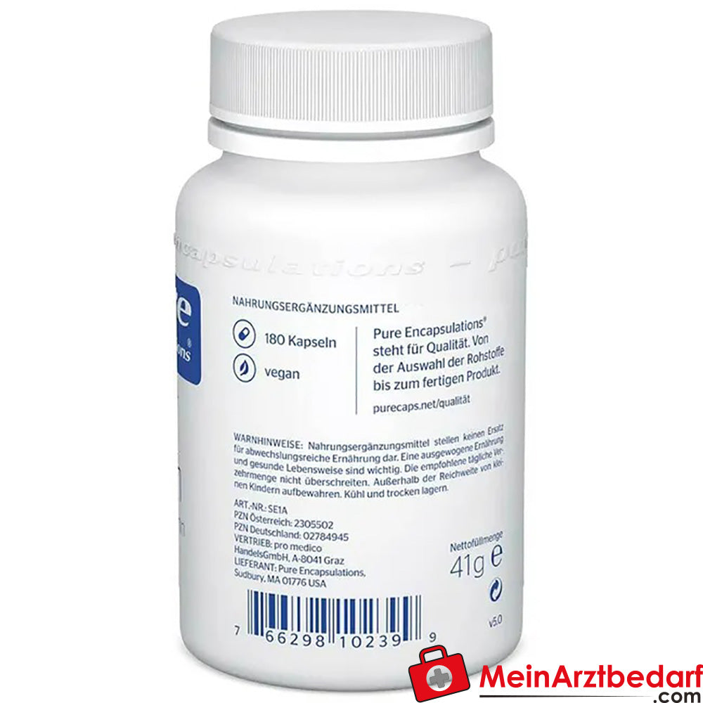 Pure Encapsulations® Selen (selenmethionin).