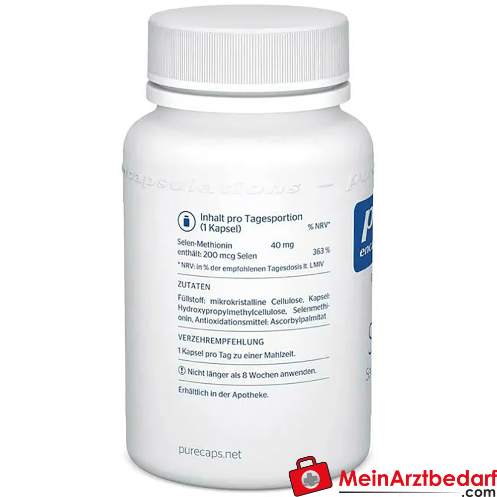 Pure Encapsulations® Selen (selenmethionin).