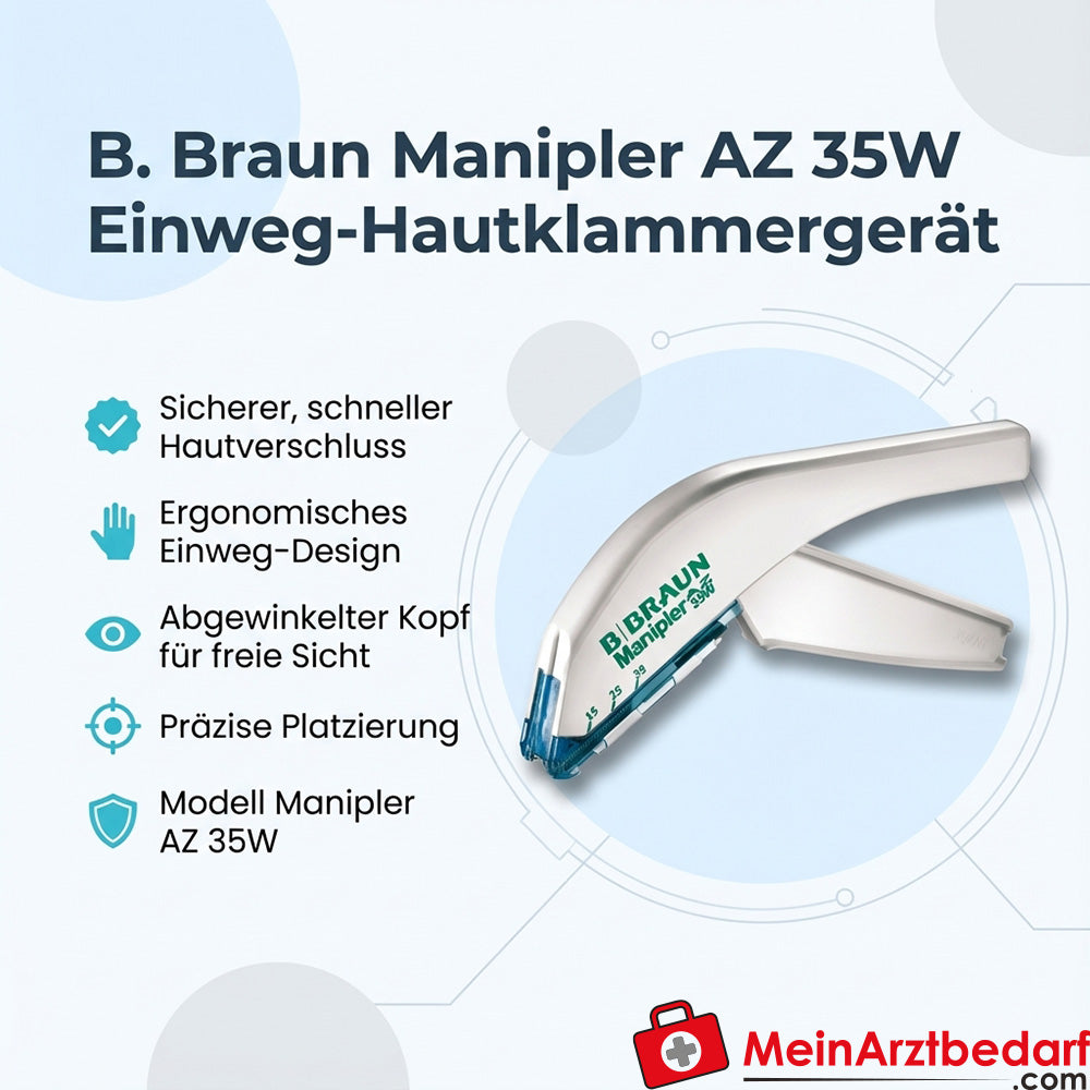 B. Braun Manipler AZ 35W Agrafeuse cutanée à usage unique