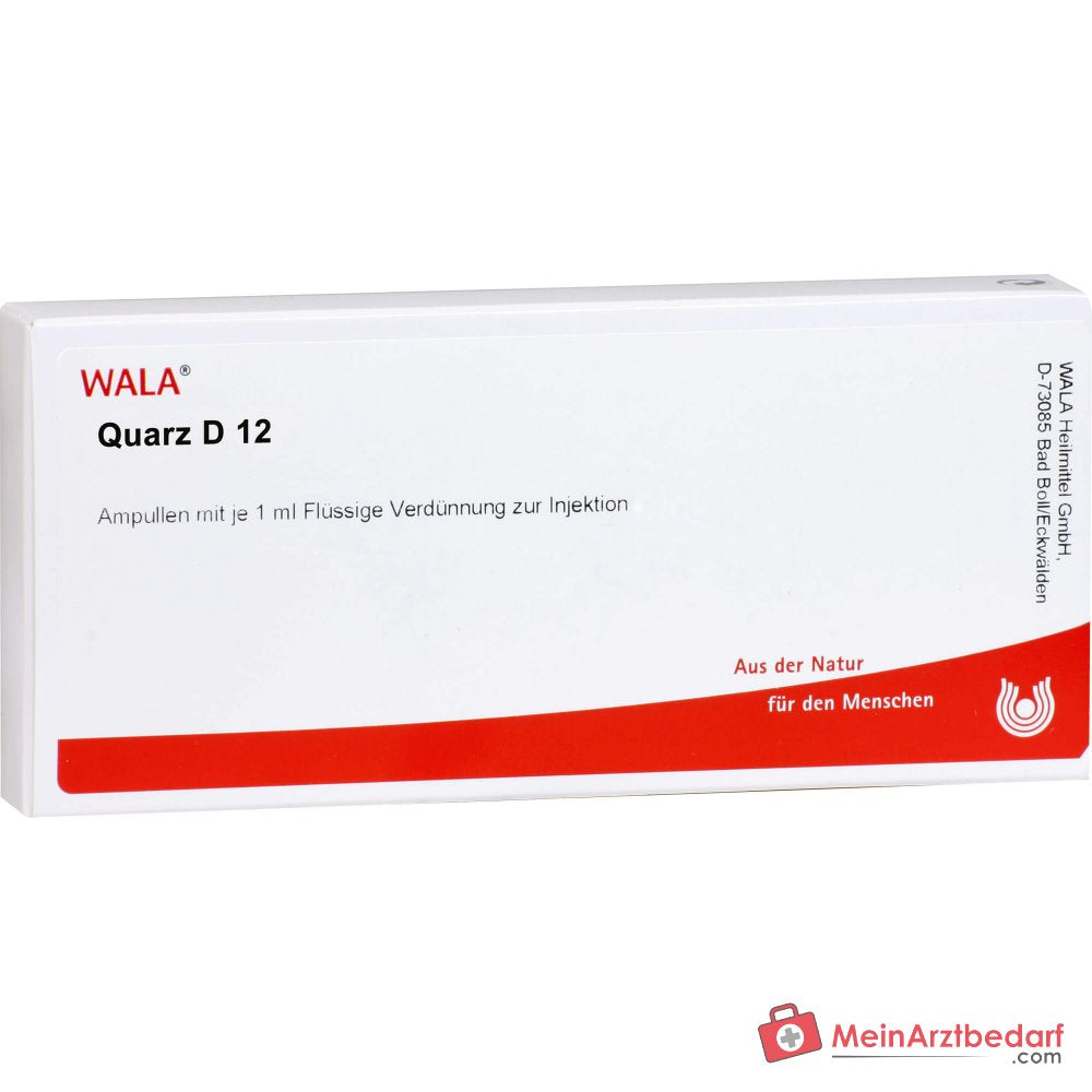 WALA Quarz D12 Ampullen, 10 x 1 ml