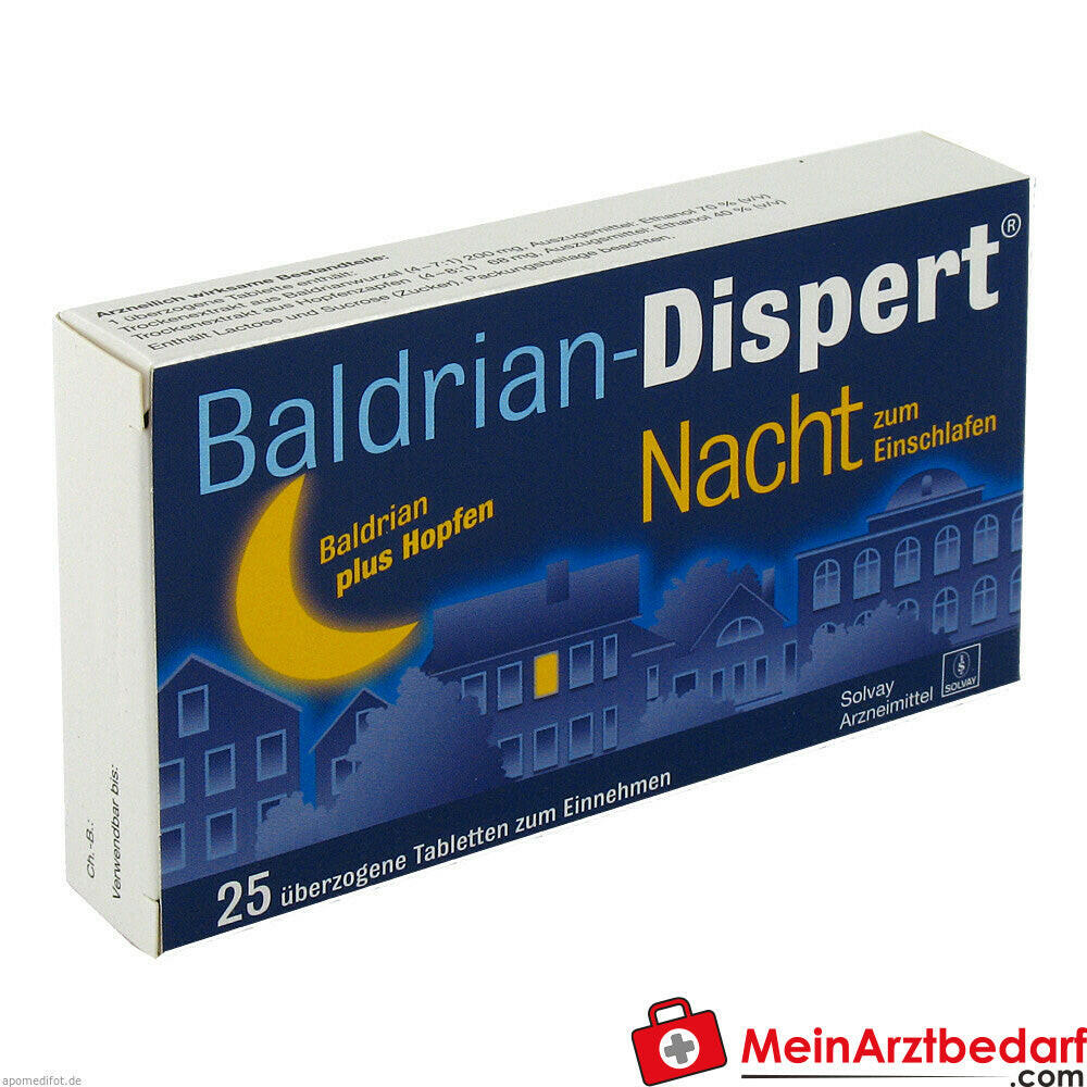 Baldrian-Dispert Nacht zum Einschlafen.