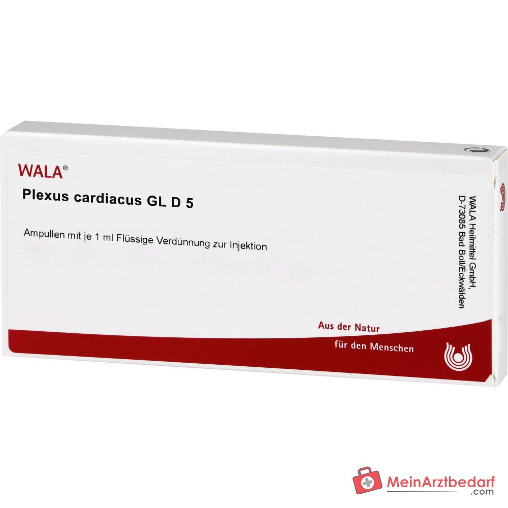 WALA Plexus cardiacus Gl D5 ampoules, 10 x 1 ml
