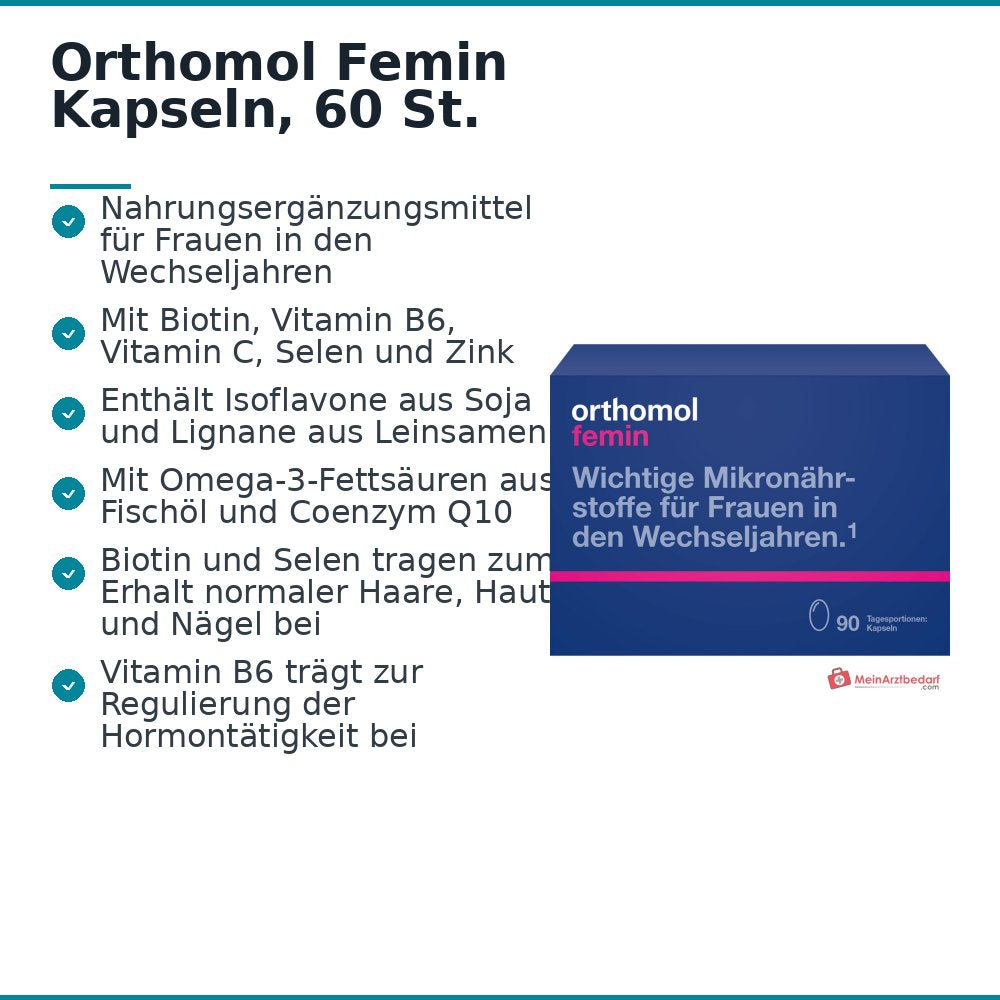 Orthomol Femin Kapseln, 60 St..