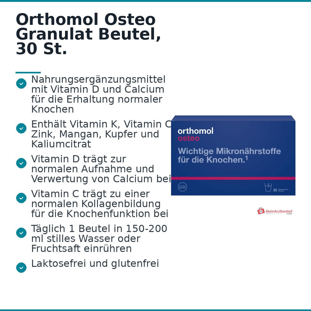 Orthomol Osteo Granulat Beutel, 30 St..