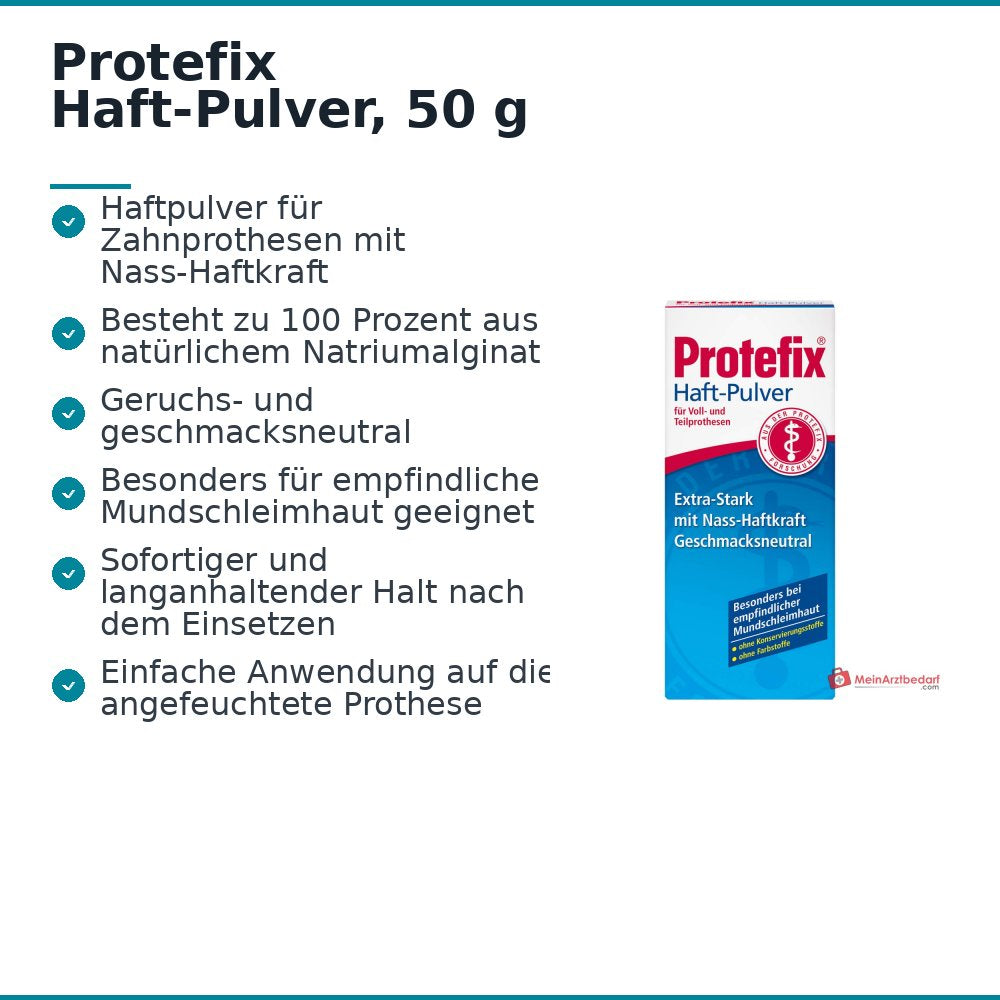 Protefix Haft-Pulver, 50 g.