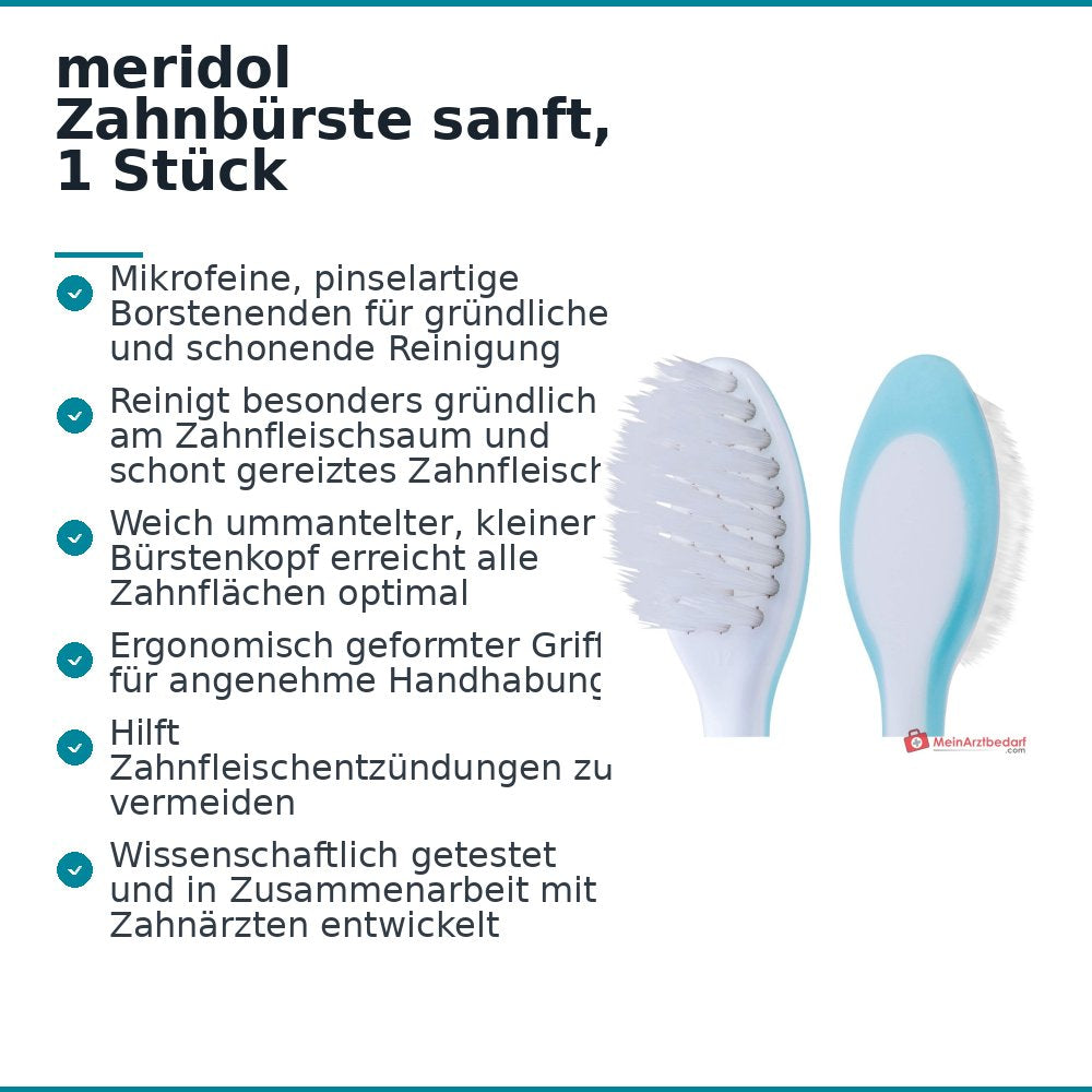 meridol Zahnbürste sanft, 1 Stück