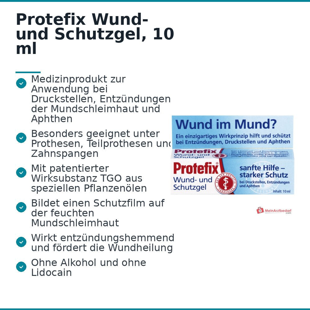 Protefix Wund- und Schutzgel, 10 ml.