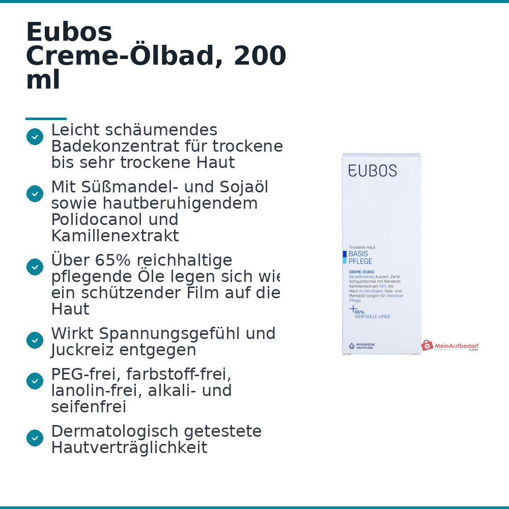 Eubos Creme-Ölbad, 200 ml