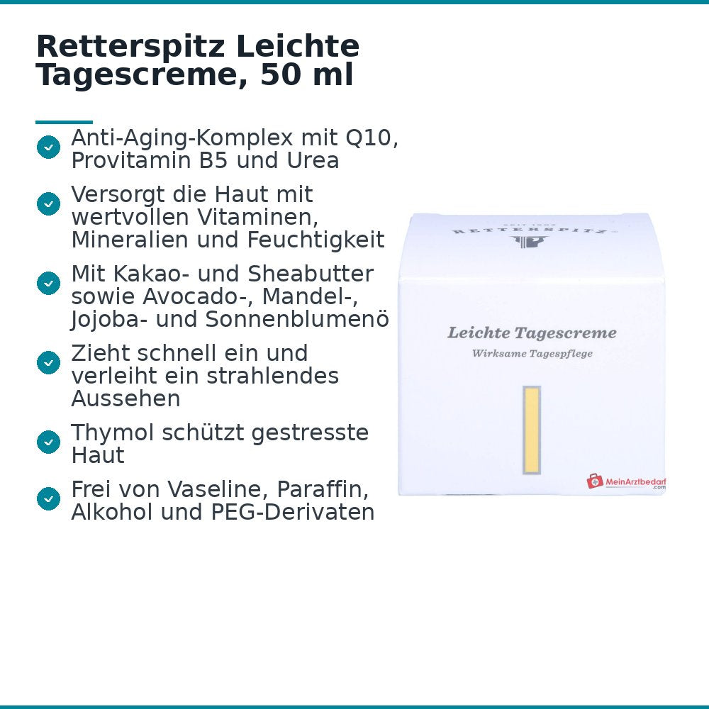 Retterspitz Leichte Tagescreme, 50 ml.