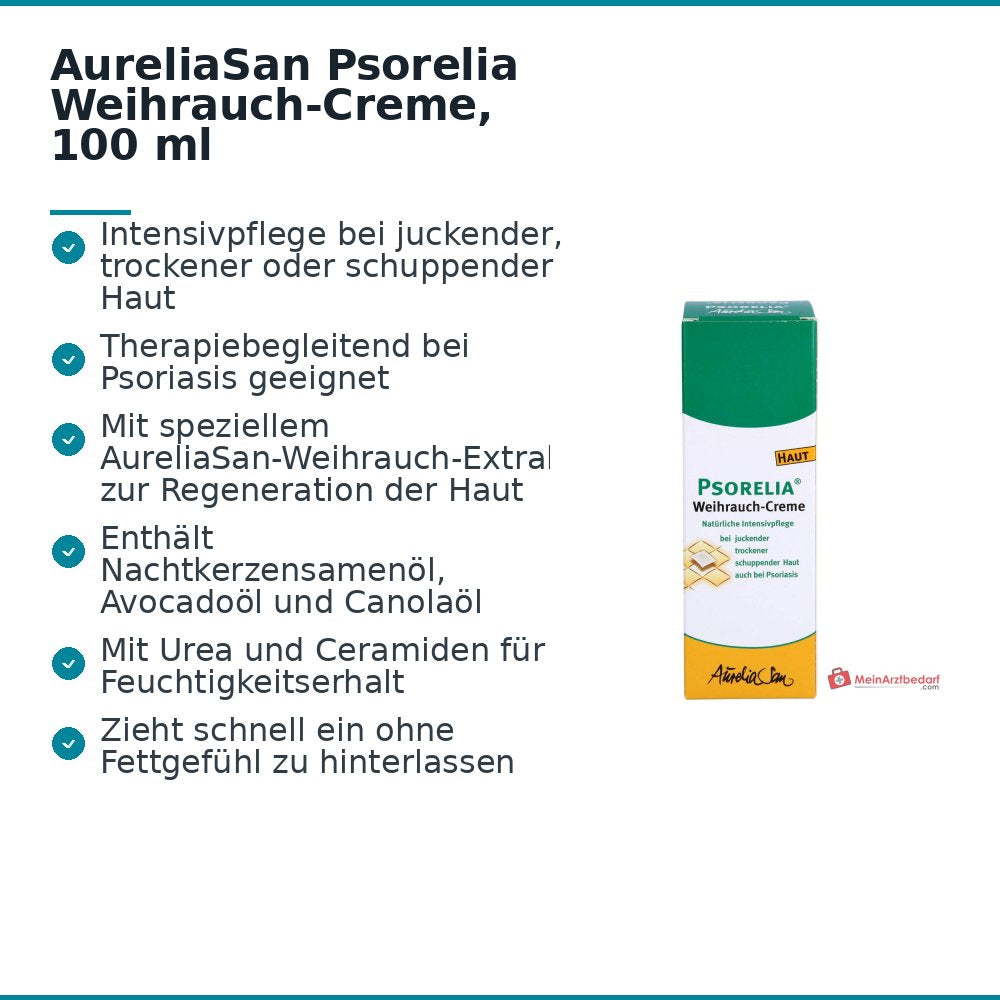 AureliaSan Psorelia Weihrauch-Creme, 100 ml.