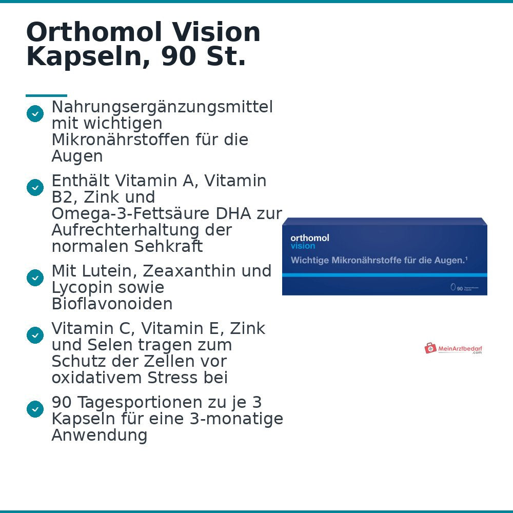 Orthomol Vision Kapseln, 90 St..