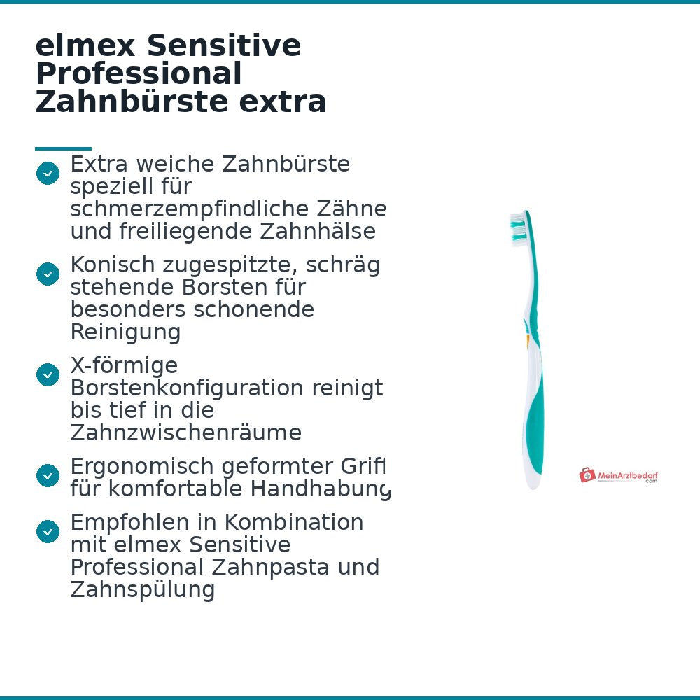 elmex Sensitive Professional Zahnbürste extra weich, 1 St..