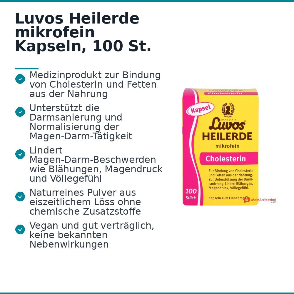Luvos Heilerde mikrofein Kapseln, 100 St..