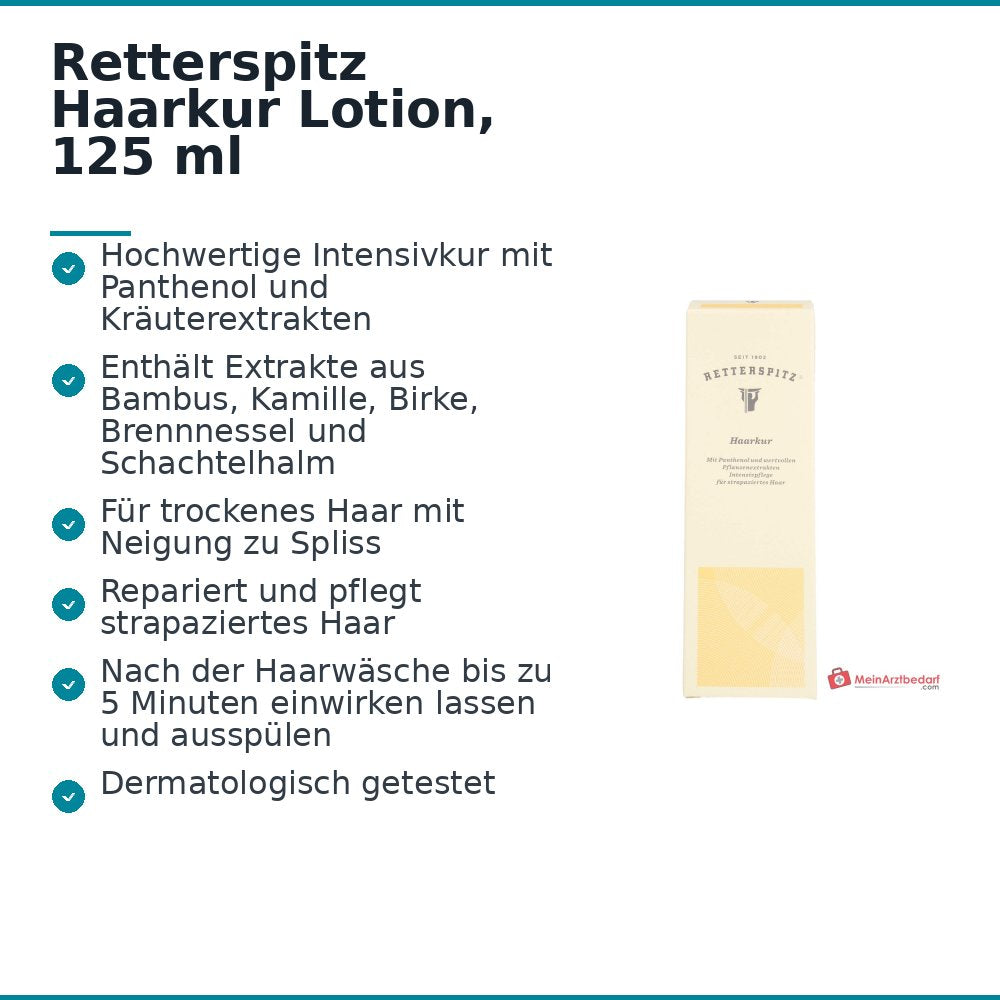 Retterspitz Haarkur Lotion, 125 ml.