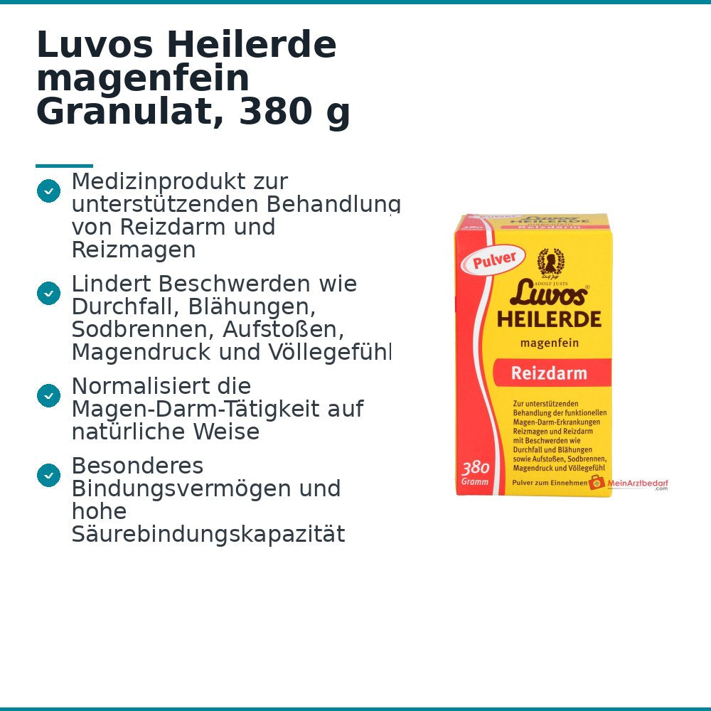 Luvos Heilerde magenfein Granulat, 380 g.