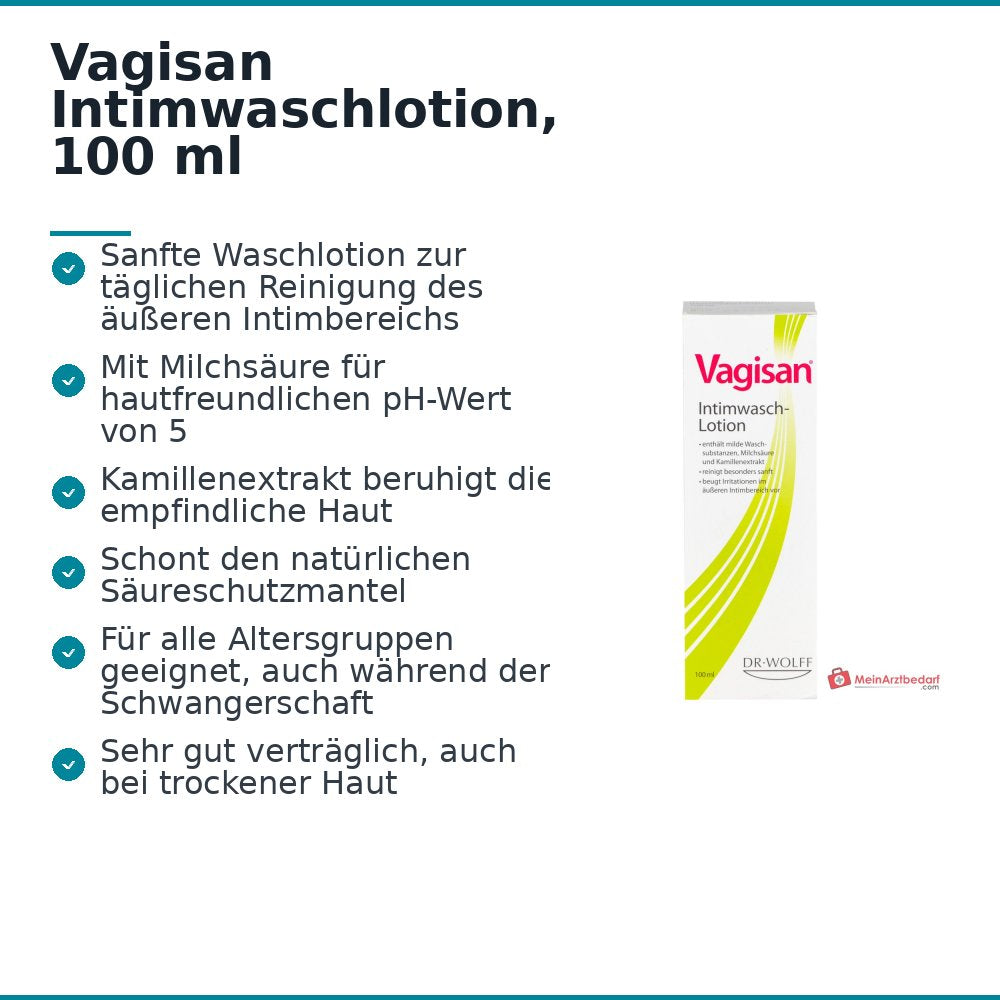 Vagisan Intimwaschlotion, 100 ml.