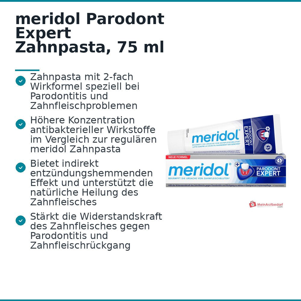 meridol Parodont Expert Zahnpasta, 75 ml