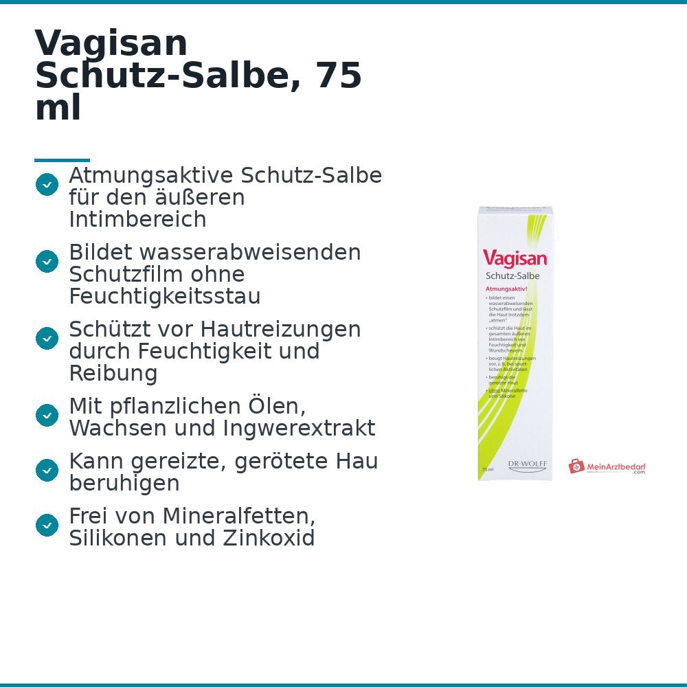 Vagisan Schutz-Salbe, 75 ml.