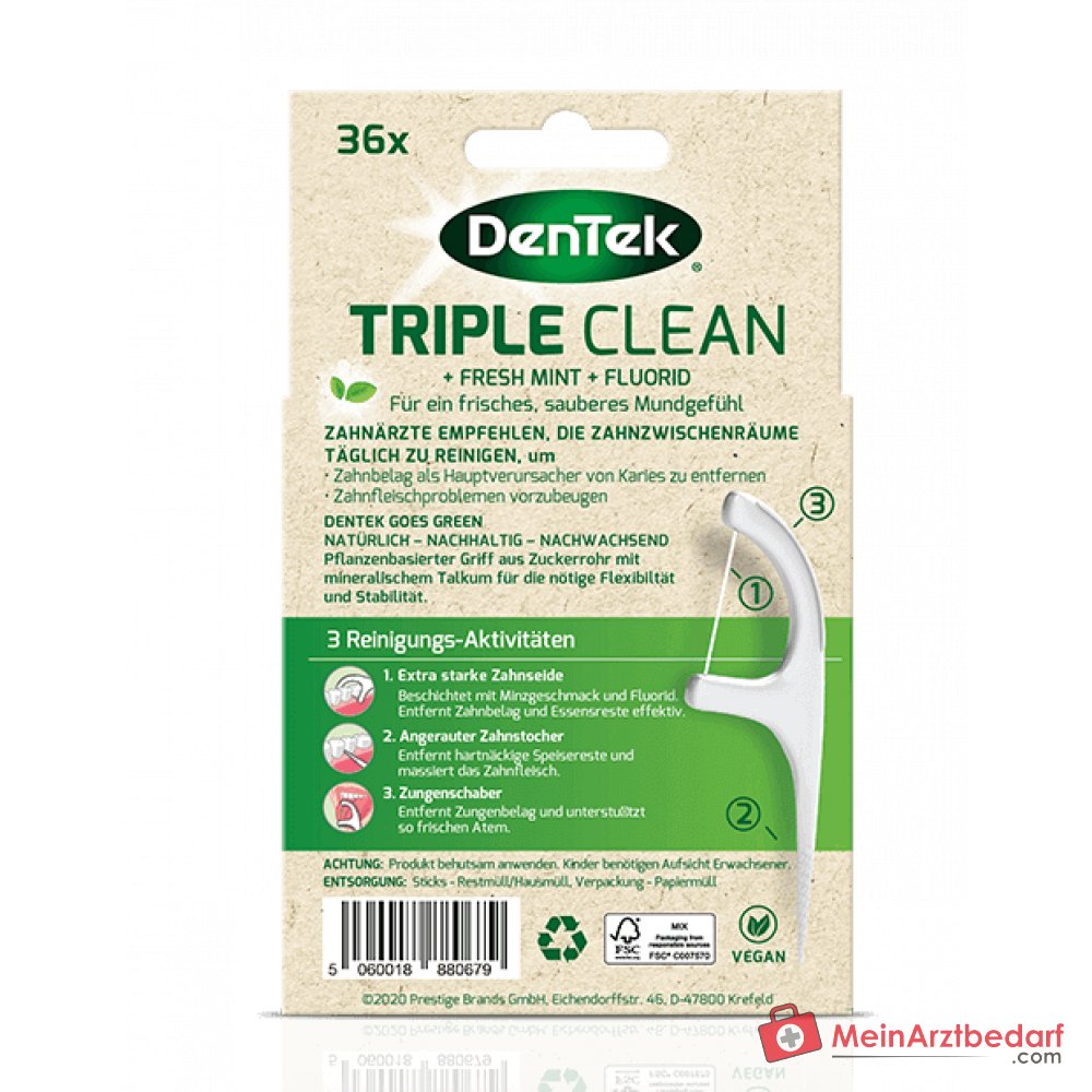 Reach Ultra Clean Zahnseide mit Micro-Grooves-Technologie, gewachst, Minzgeschmack