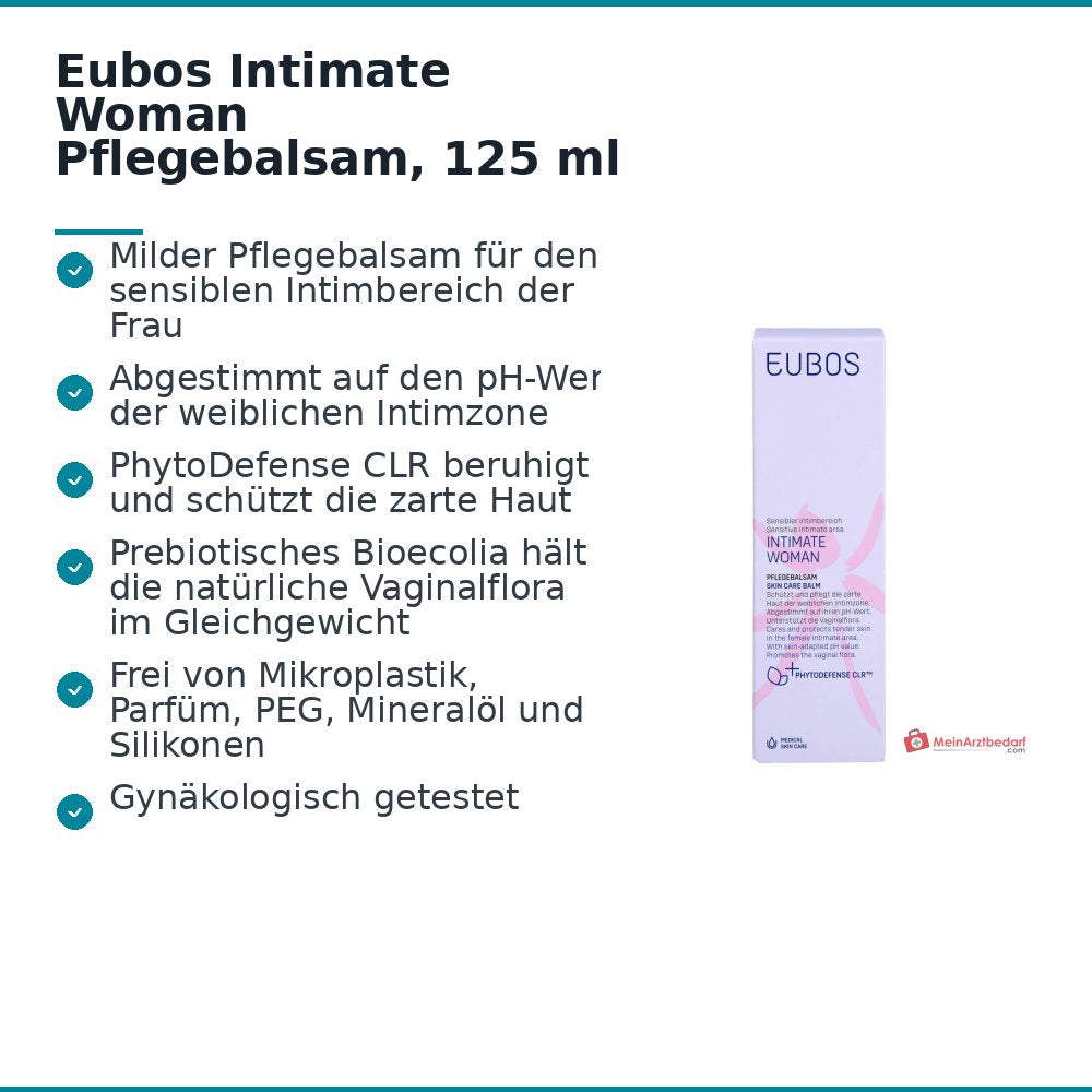 Eubos Intimate Woman Bálsamo de Cuidado, 125 ml