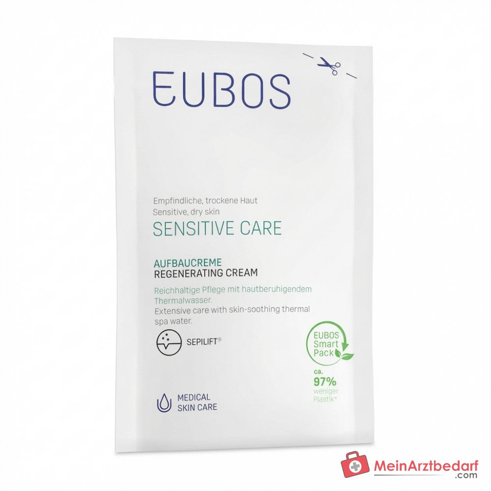 Eubos Sensitive Pflege Aufbaucreme Nachfüllbeutel, 50 ml.