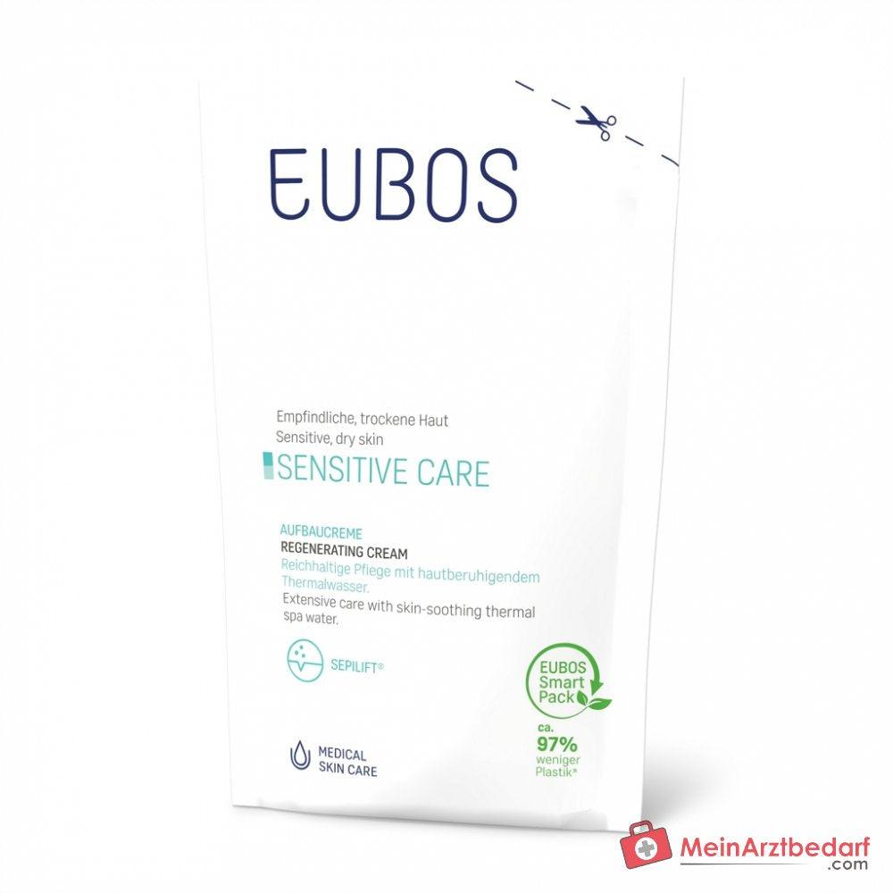 Eubos Sensitive Pflege Aufbaucreme Nachfüllbeutel, 50 ml.