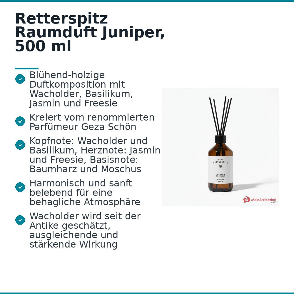 Retterspitz Raumduft Juniper, 500 ml.