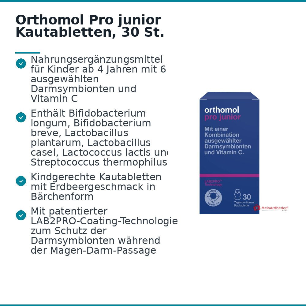 Orthomol Pro junior Kautabletten, 30 St..