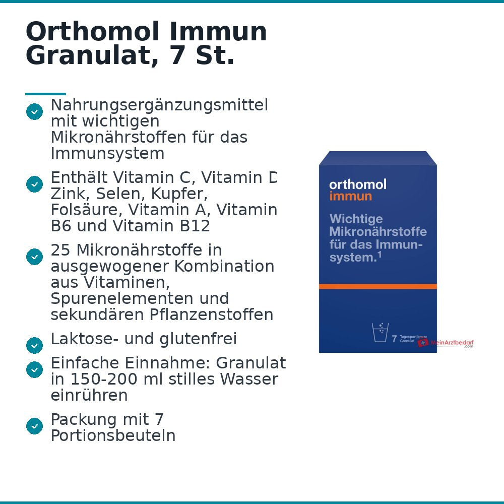 Orthomol Immun Granulat, 7 St..