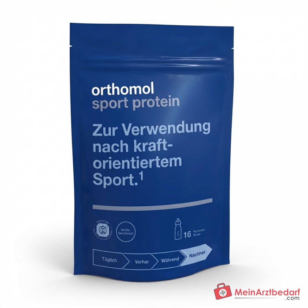 Orthomol Sport Protein Pulver Vanille, 640 g.
