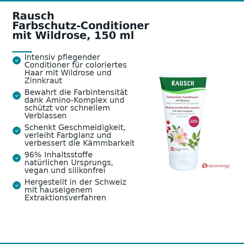 Rausch Farbschutz-Conditioner mit Wildrose, 150 ml.