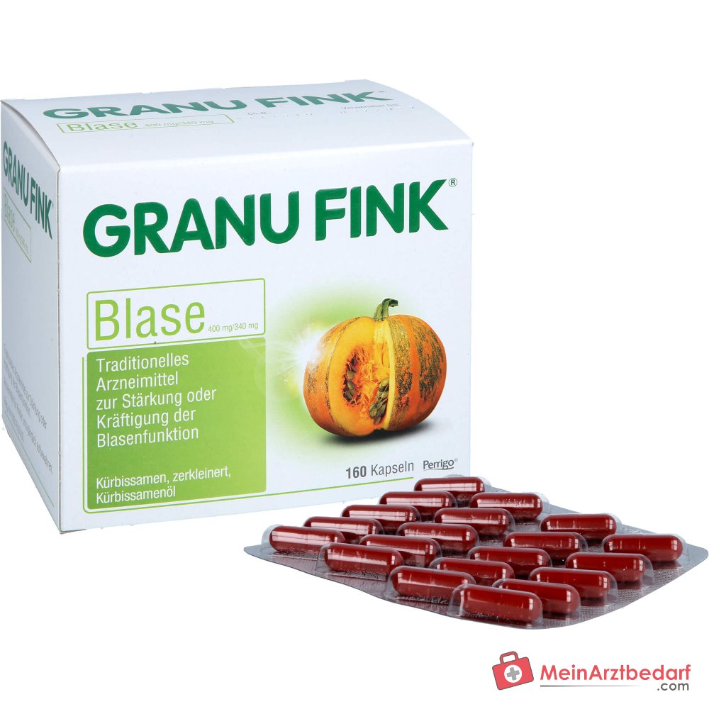 Granu Fink Blase Pompoenzaad / Pompoenzaadolie Harde Capsules, 100 st.