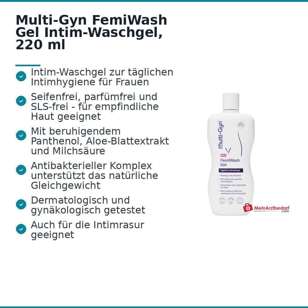 Multi-Gyn FemiWash Gel Intim-Waschgel, 220 ml.