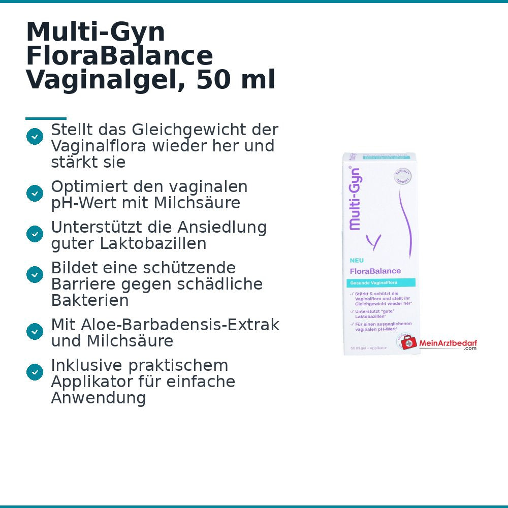 Multi-Gyn FloraBalance Vaginalgel, 50 ml.