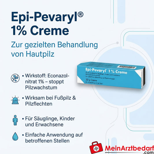 Epi-Pevaryl Creme 1% (Econazol‑nitrat) 30 g
