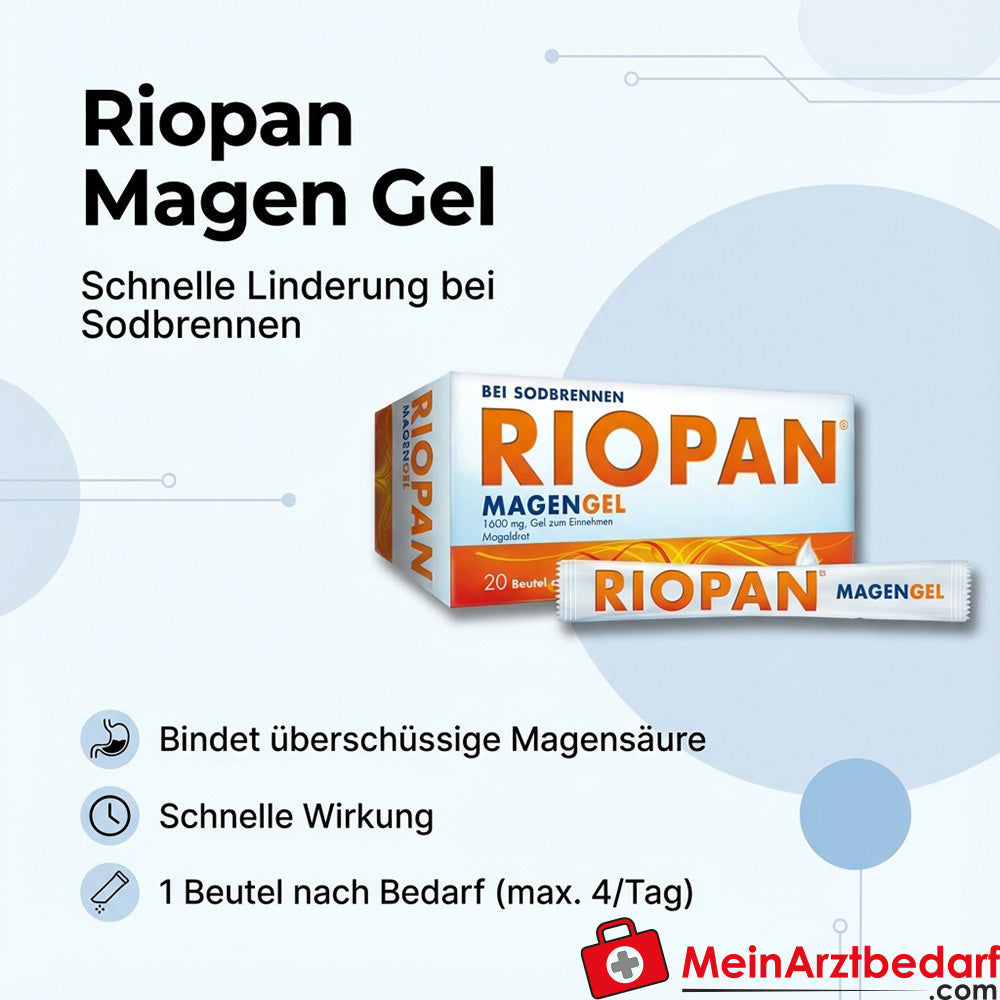 Riopan Magen Gel Magaldrat 1600 mg Beutel 10 ml