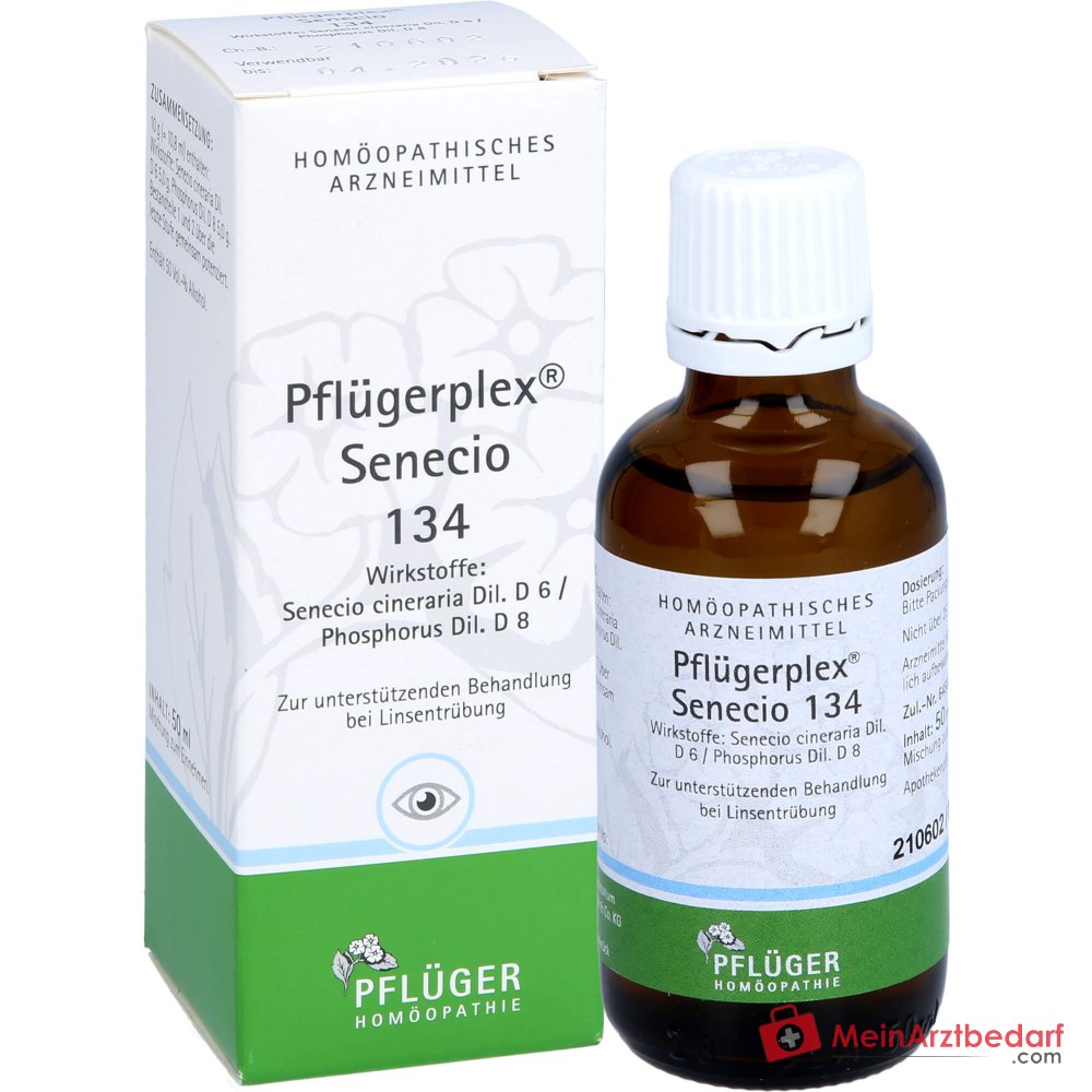 Pflügerplex Senecio 134 Senecio cineraria D6, Fosfor D8 Druppels 50 ml