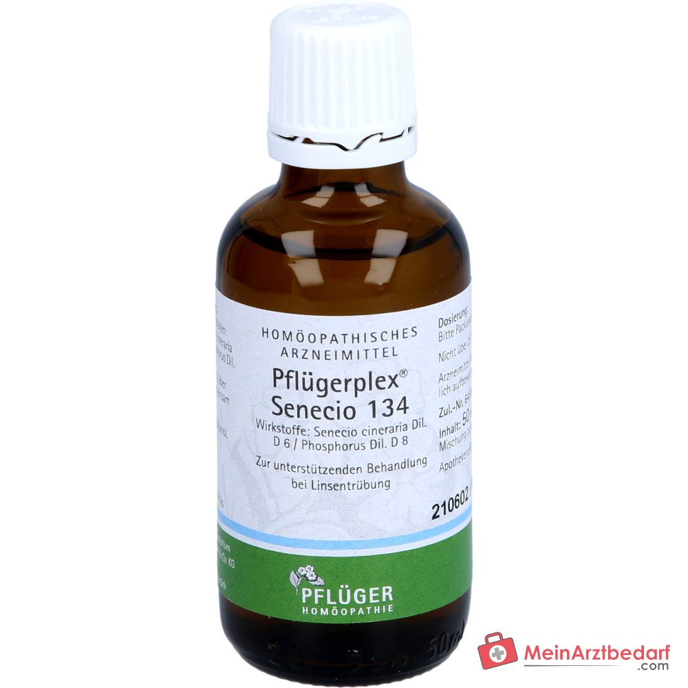 Pflügerplex Senecio 134 Senecio cineraria D6, Fosfor D8 Druppels 50 ml