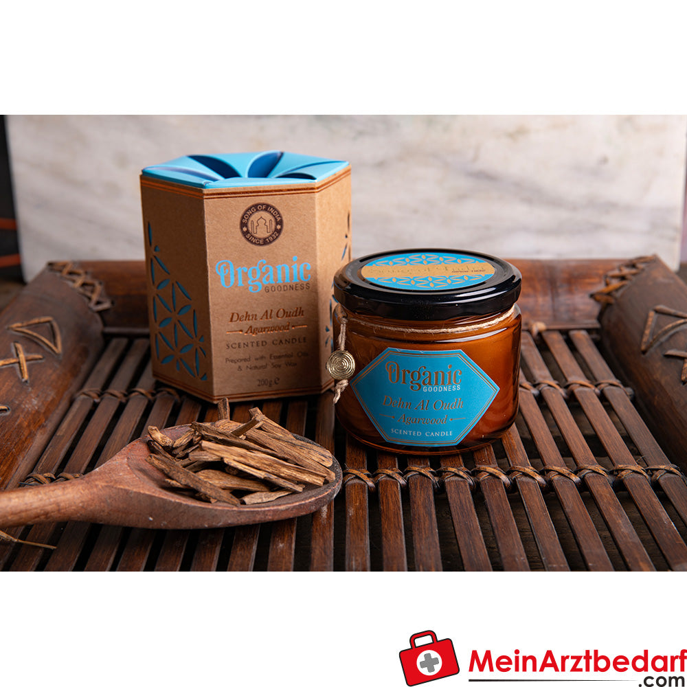 Berk Organic Sojawachskerze mit Deckel.