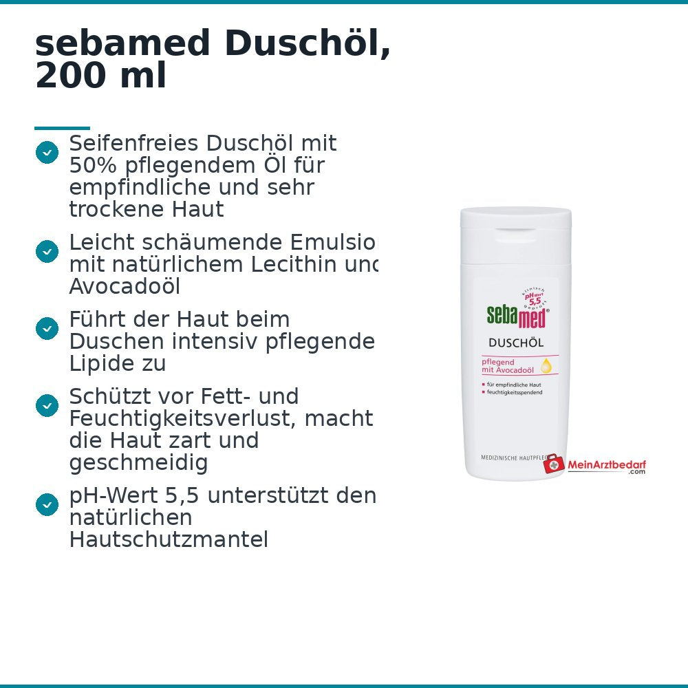 sebamed Duschöl, 200 ml.