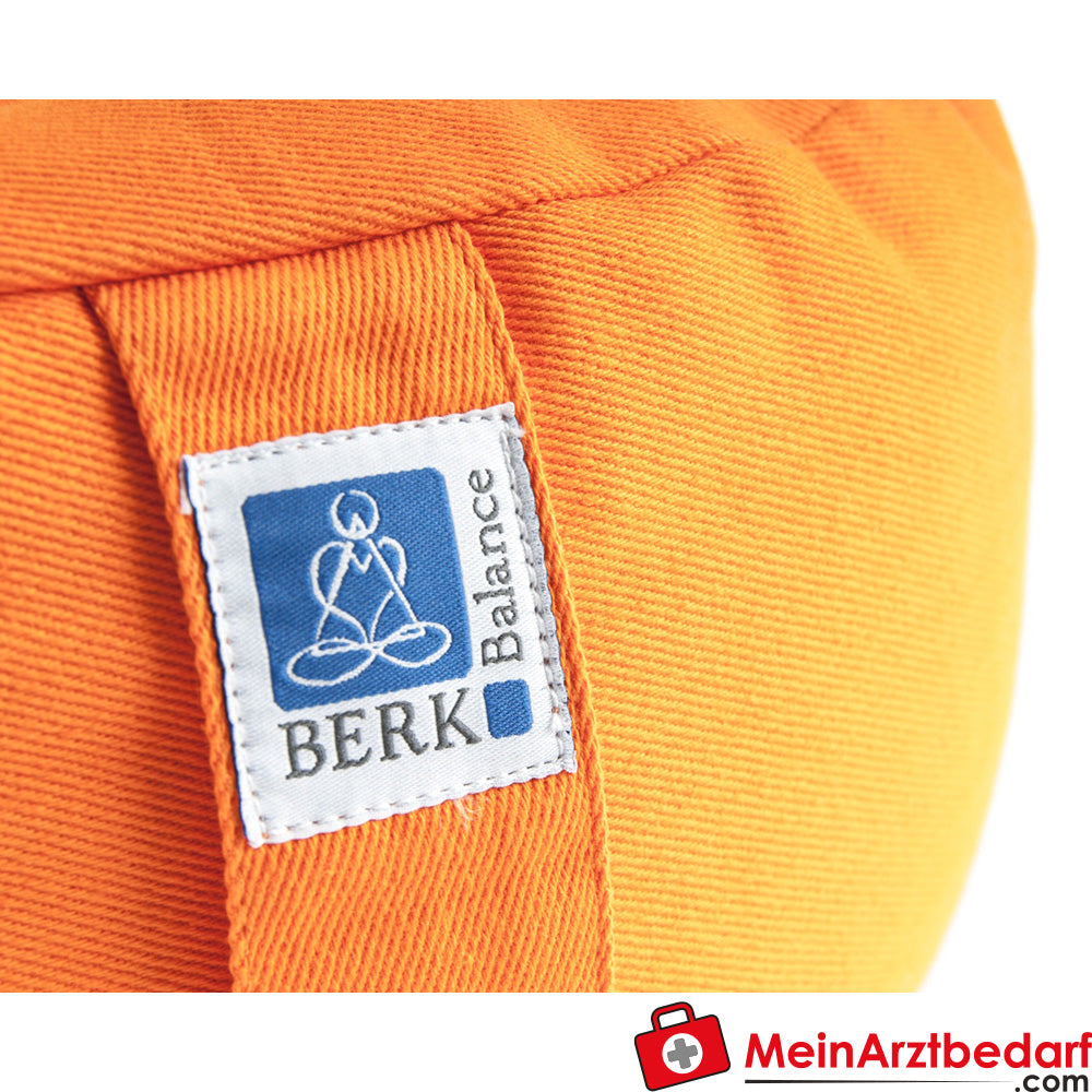 Berk cojín de meditación chakra raíz 36x15 cm cáscara de trigo sarraceno funda de algodón