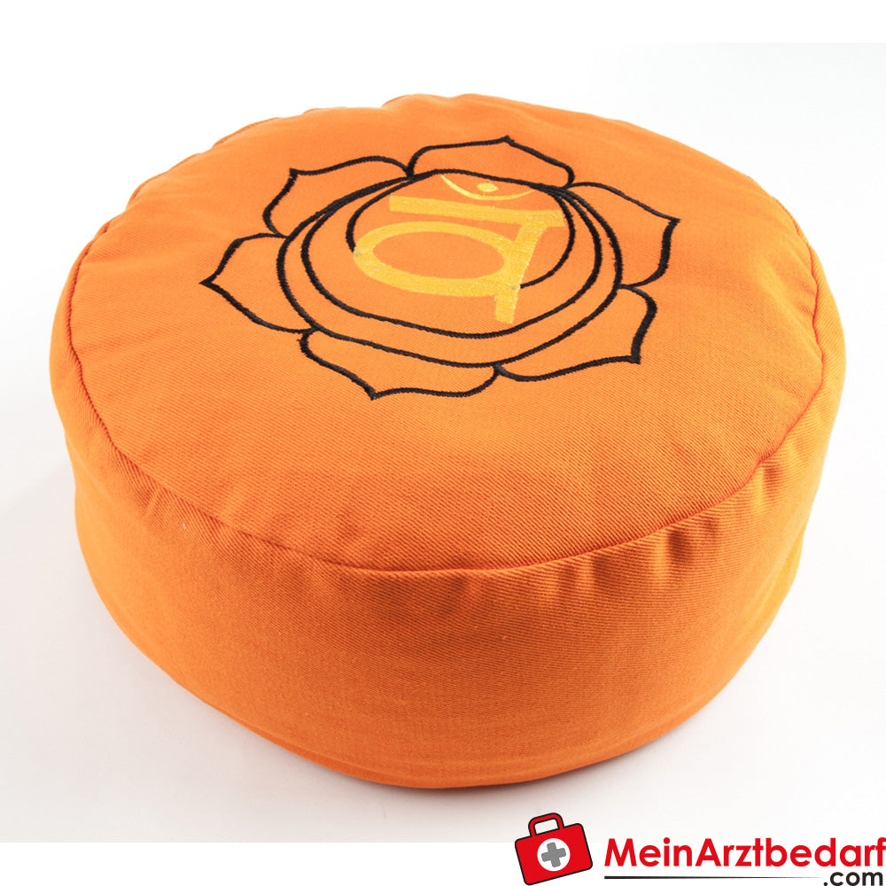 Berk meditation cushion root chakra 36x15 cm buckwheat husk cotton cover