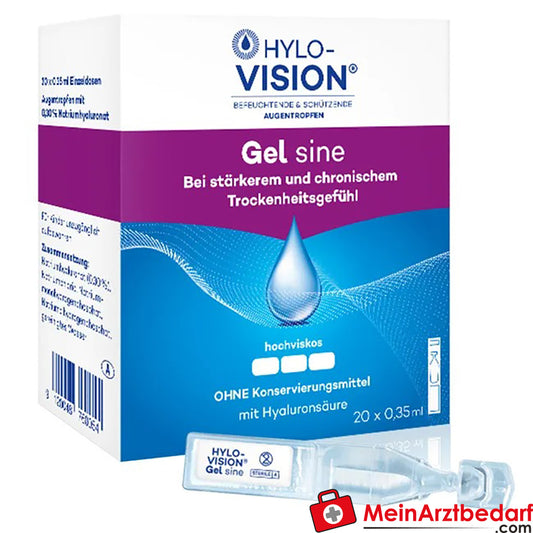 HYLO-VISION® Gel sine, 7ml.