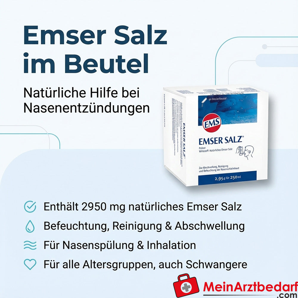 Emser Salz 2950 mg Beutel Lösung für Nasenspülung und Inhalation