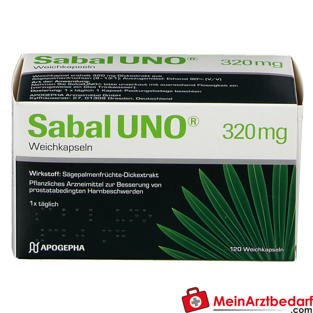 SabalUNO® 320mg Weichkapseln 120 St.